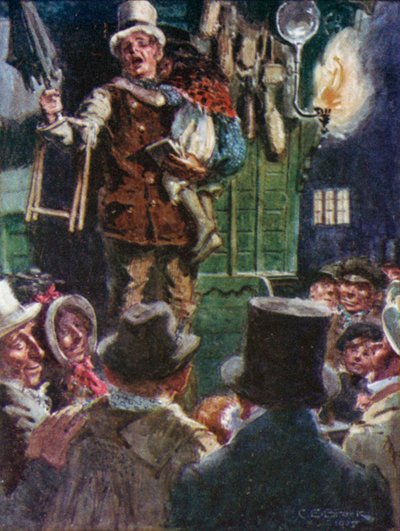 ディケンズによる医師マリーゴールド処方のイラスト 作： Charles Edmund after Brock